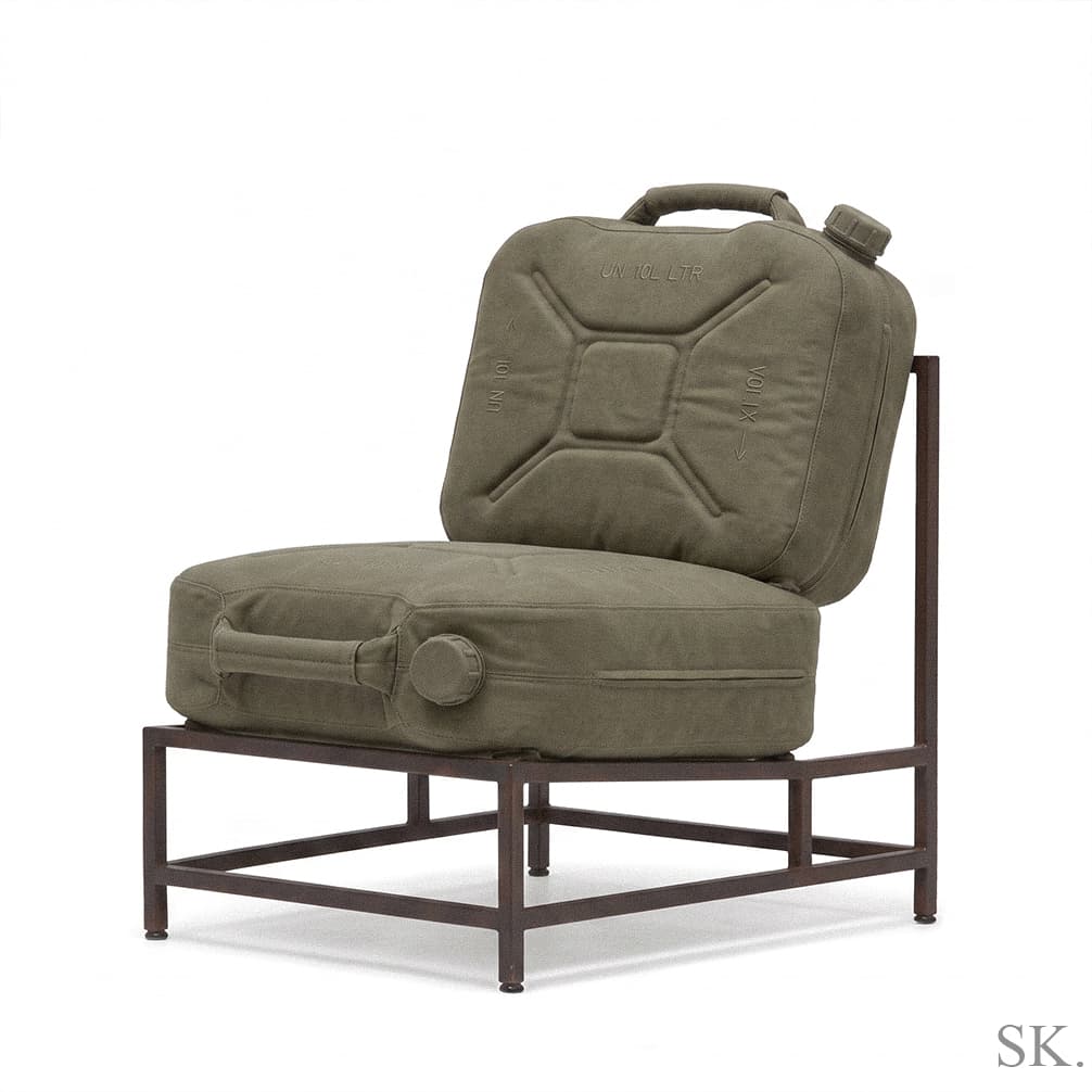 Jerrycan-Shaped Chair